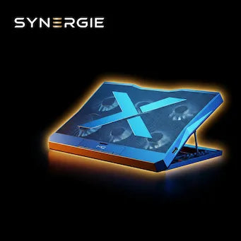 Base de Refroidissement Laptop Gaming — 6 Ventilateurs & Angle Réglable