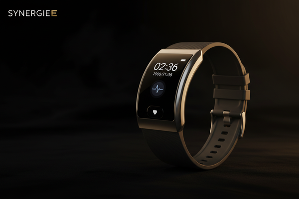 B9 Smart Watch écran incurvé – visuel premium SYNERGIE