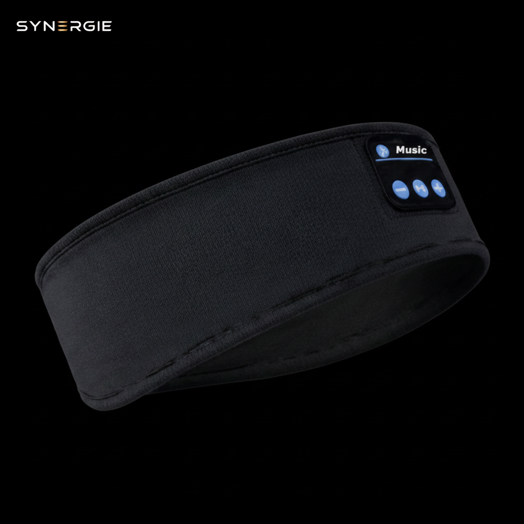 Casque Bluetooth Sommeil & Sport — Bandeau Ultra-Plat 10h