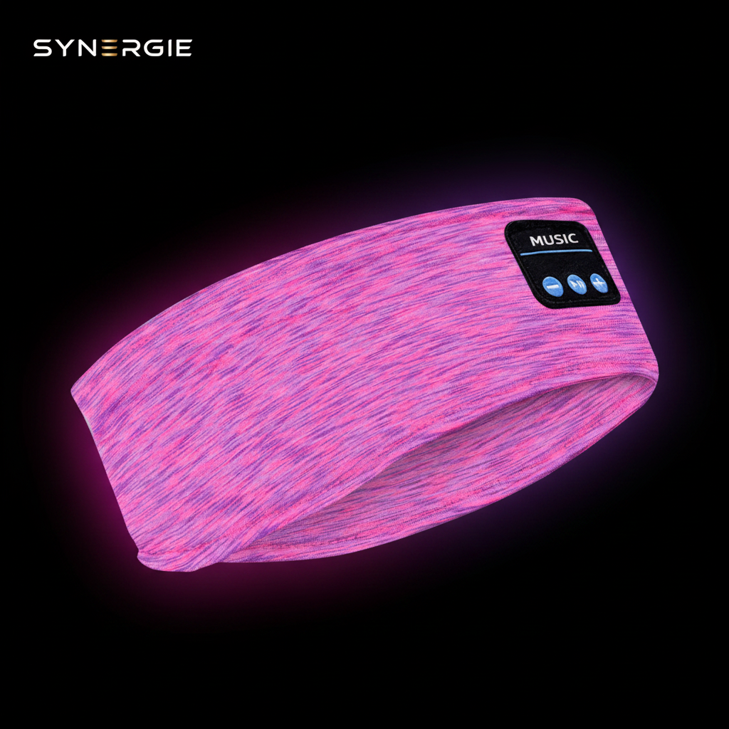 Casque Bluetooth Sommeil & Sport — Bandeau Ultra-Plat 10h