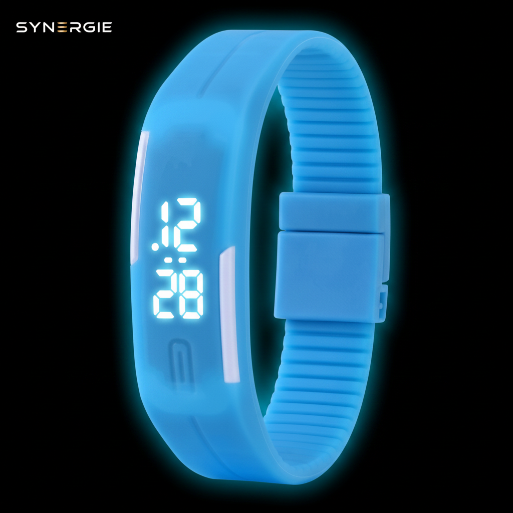 Montre Bracelet LED Waterproof — Tactile | 12 Coloris | Sport & Quotidien