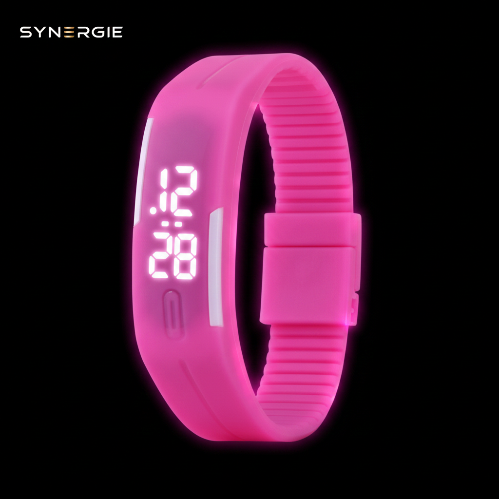 Montre Bracelet LED Waterproof — Tactile | 12 Coloris | Sport & Quotidien