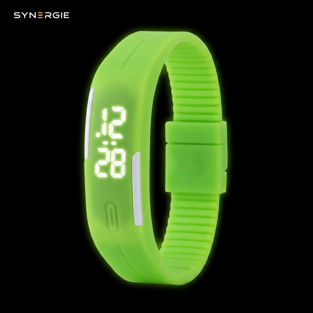 Montre Bracelet LED Waterproof — Tactile | 12 Coloris | Sport & Quotidien