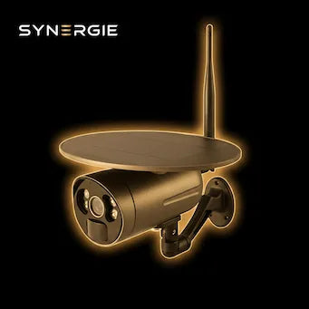 Caméra Surveillance Solaire WiFi 4G Outdoor — 1080P Full Color | Télécommande Mobile | SYNERGIE