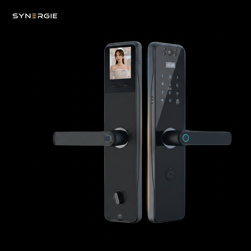 Serrure Connectée GC One — Empreinte + Caméra + Contrôle Mobile