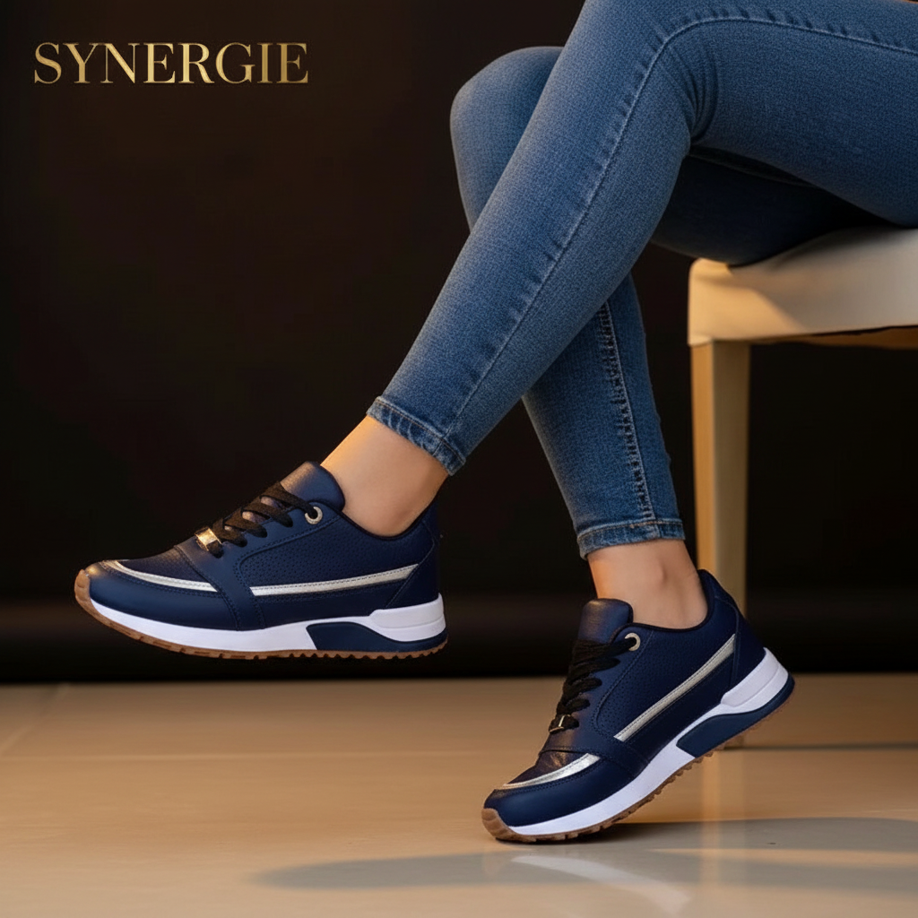 Sneakers Casual Lacets Femme — Semelle Plate Respirante | 3 Coloris