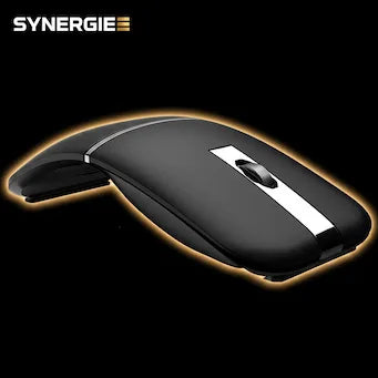 Souris Bluetooth Dual-Mode Ultra-Silencieuse — Rechargeable & Ultra-Plate