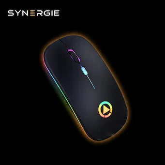 Souris Bluetooth RGB Sans Fil Rechargeable — Breathing Light & Ultra-Plate