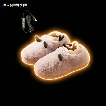 Chaussons Chauffants USB — Chaleur & Confort Premium pour Vos Pieds